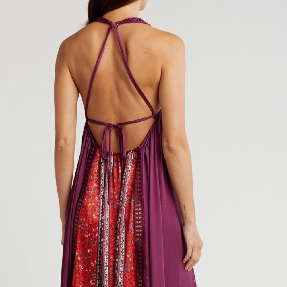 FREE PEOPLE Women’s Bohemian Nights Maxi Nightgown in the Size Large - Picture 6 of 7